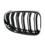 Решітка радіатора (ніздрі) BMW 3-Series E92/E93 LCI (2010-2013) в стилі M3 Gloss Black/Chrome
