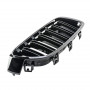 Решітки радіатора (ніздрі) BMW 3-Series F30/F31 (2011-2019) в стилі М3 Gloss Black (подвійні ребра)