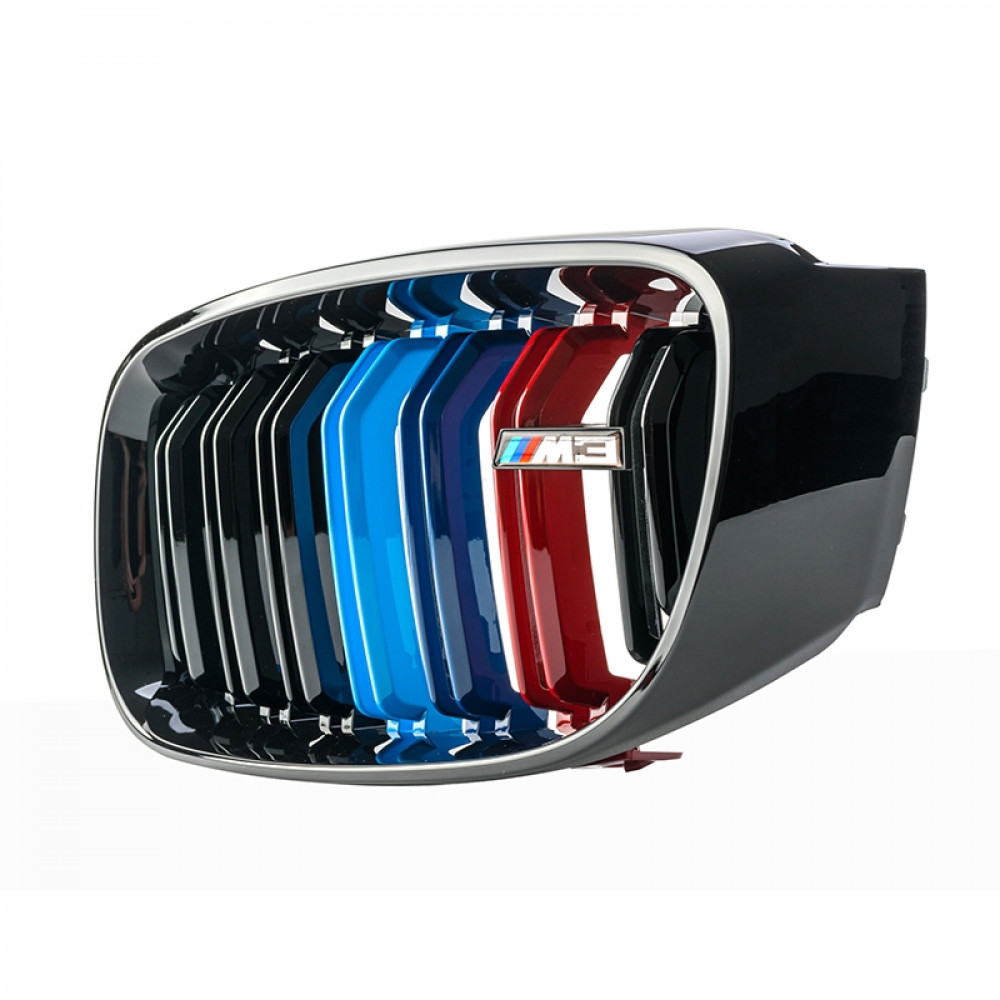 Решетки радиатора (ноздри) BMW 3-Series F34 GT (2013-2016) в стиле M3 Black