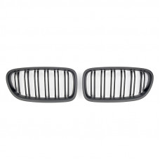Решетки радиатора (ноздри) BMW 5 F10-F11 М5 Style Matte Black
