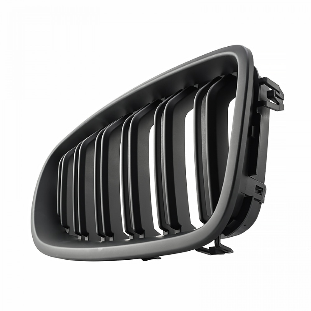Решетки радиатора (ноздри) BMW 5 F10-F11 М5 Style Matte Black