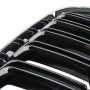 Решітки радіатора (ніздрі) BMW 5 F10 F11 M5 Style чорний глянець хром