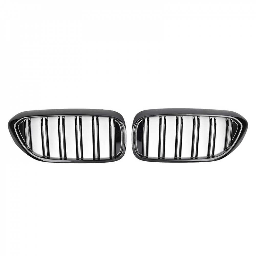 Решітка радіатора (ніздрі) BMW 5-Series G30/G31 (2016-2020) у стилі M5 (Gloss Black)