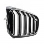 Решітка радіатора (ніздрі) BMW 5-Series G30/G31 (2016-2020) у стилі M5 (Gloss Black)