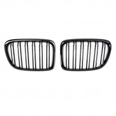 Решетки радиатора (ноздри) BMW X1 E84 M Style Gloss Black