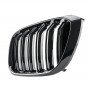 Решітка радіатора (ніздрі) BMW X3 G01/ X4 G02 (2017-2022) у стилі M-Look (Gloss Black)