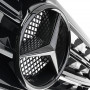 Решетка радиатора Mercedes C-Class W203 (2000-2007) в стиле AMG (Gloss Black)
