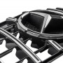 Решетка радиатора Mercedes C-Class W204 (2007-2014) в стиле Panamericana (Gloss Black/Chrome)