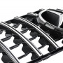 Решетка радиатора Mercedes C-Class W204 (2007-2014) в стиле Panamericana (Gloss Black/Chrome)