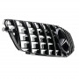 Решетка радиатора Mercedes C-Class W204 (2007-2014) в стиле Panamericana (Gloss Black)