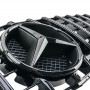 Решетка радиатора Mercedes C-Class W204 (2007-2014) в стиле Panamericana (Gloss Black)