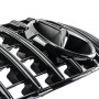 Решетка радиатора Mercedes C-Class W204 (2007-2014) в стиле Panamericana (Gloss Black)