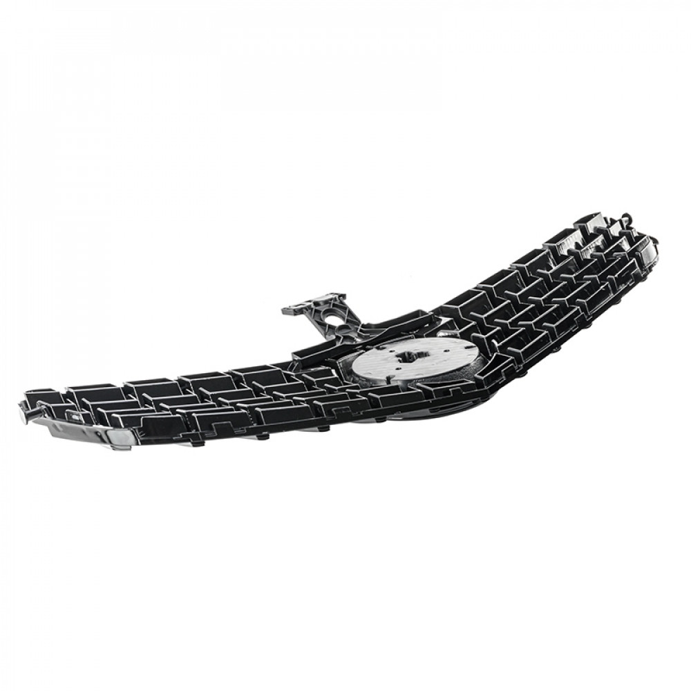Решетка радиатора Mercedes C-Class W204 (2007-2014) в стиле Panamericana (Gloss Black)