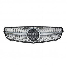 Решетка радиатора Mercedes C-klass W204 в стиле DIAMOND Silver