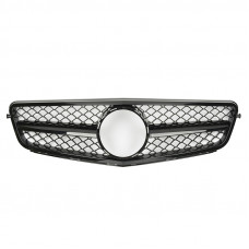 Решетка радиатора Mercedes C-klass W204 в стиле AMG Gloss Black