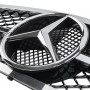 Решетка радиатора Mercedes C-klass W204 в стиле AMG Gloss Black