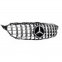 Решітка радіатора Mercedes C Class W205 у стилі GT чорний хром камера