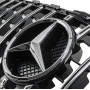 Решітка радіатора Mercedes C Class W205 стиль GT чорний хром