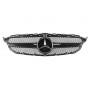 Решітка радіатора Mercedes C Class W205 у стилі Avantgarde чорний
