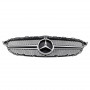 Решітка радіатора Mercedes C Class W205 стиль Avantgarde матовий хром