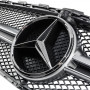 Решітка радіатора Mercedes C Class W205 стиль Avantgarde матовий хром