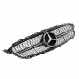Решітка радіатора Mercedes C Class W205 у стилі Diamond чорний хром