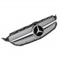Решітка радіатора Mercedes C Class W205 Avantgarde чорний мат хром