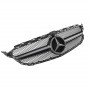 Решітка радіатора для Mercedes C-Class W205 (2014-2018) у стилі Avantgarde AMG C63 (Black Matte)