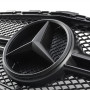 Решітка радіатора для Mercedes C-Class W205 (2014-2018) у стилі Avantgarde AMG C63 (Black Matte)