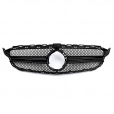 Решетка радиатора Mercedes C-klass W205 в стиле Avantgarde Black