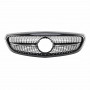 Решітка радіатора для Mercedes C-Class W205 (2014-2018) у стилі Diamond Silver (Рамка під фарбування)