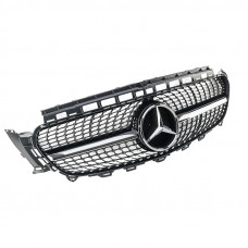 Решетка радиатора Mercedes E-klass W213 в стиле DIAMOND Black Chrome