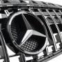 Решетка радиатора Mercedes A-Class W176 (2012-2015) в стиле GT PANAMERICANA (Black Chrome)