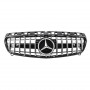 Решетка радиатора Mercedes A-Class W176 (2012-2015) в стиле GT PANAMERICANA (Black Chrome)