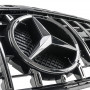 Решетка радиатора Mercedes A-Class W176 (2012-2015) в стиле GT PANAMERICANA (Black Chrome)