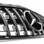 Решетка радиатора Mercedes A-Class W176 (2012-2015) в стиле GT PANAMERICANA (Black Chrome)