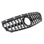 Решетка радиатора Mercedes A-Class W176 (2012-2015) в стиле GT PANAMERICANA (Black Chrome)