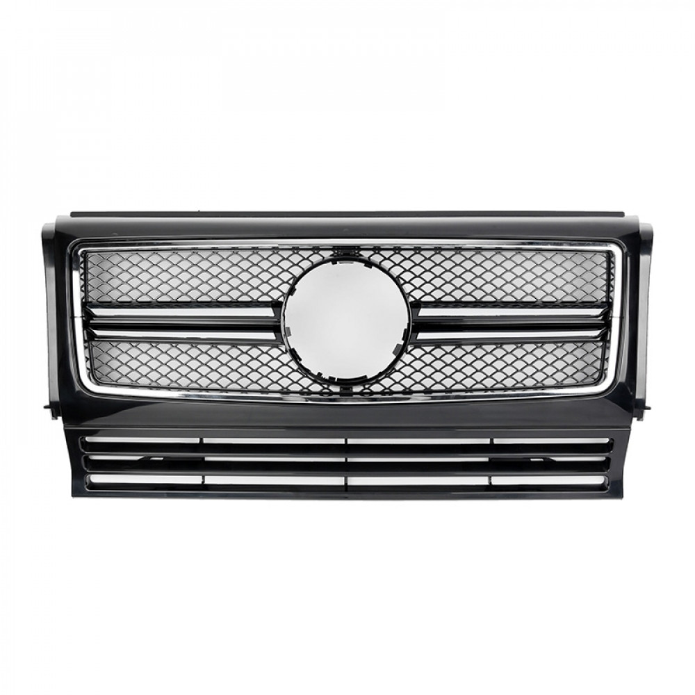 Решетка радиатора Mercedes G-Class W463 (1990-2014) в стиле AMG (Black)