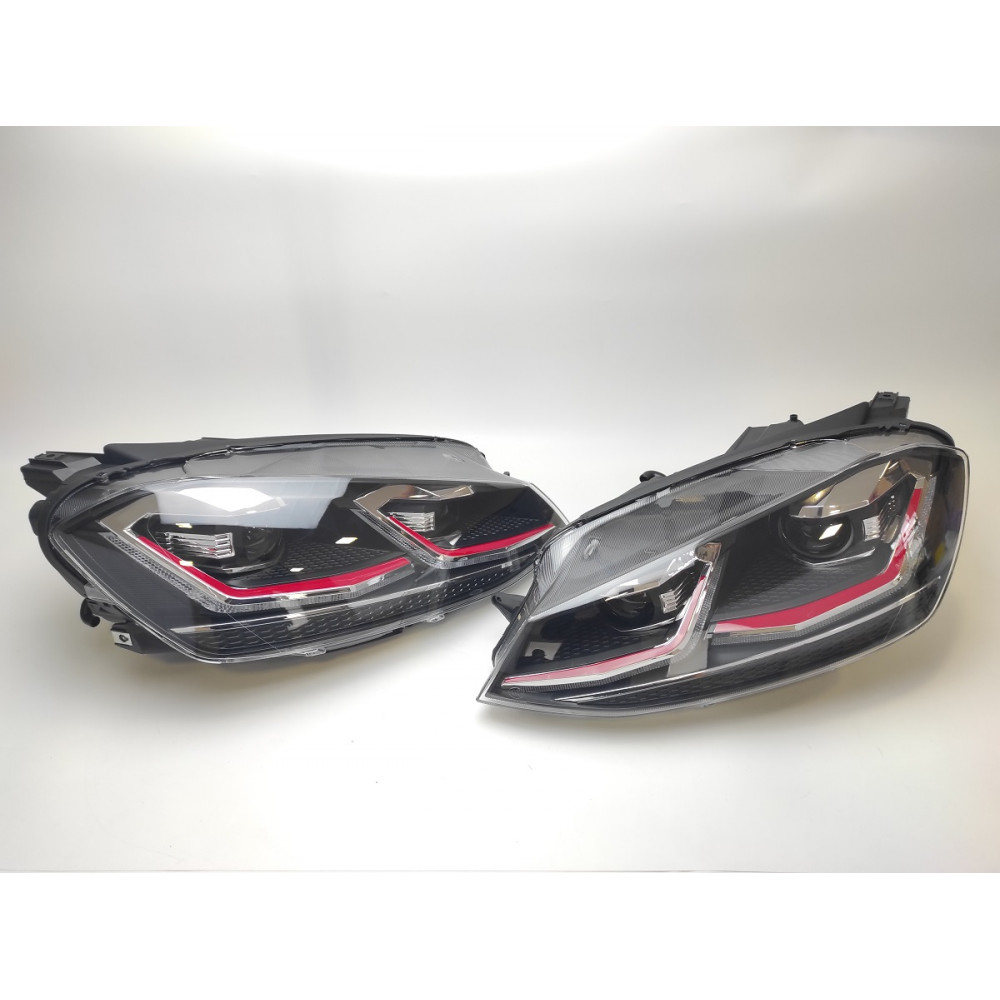Передні Led фари Volkswagen Golf MK7 2014 2017 дорестайл
