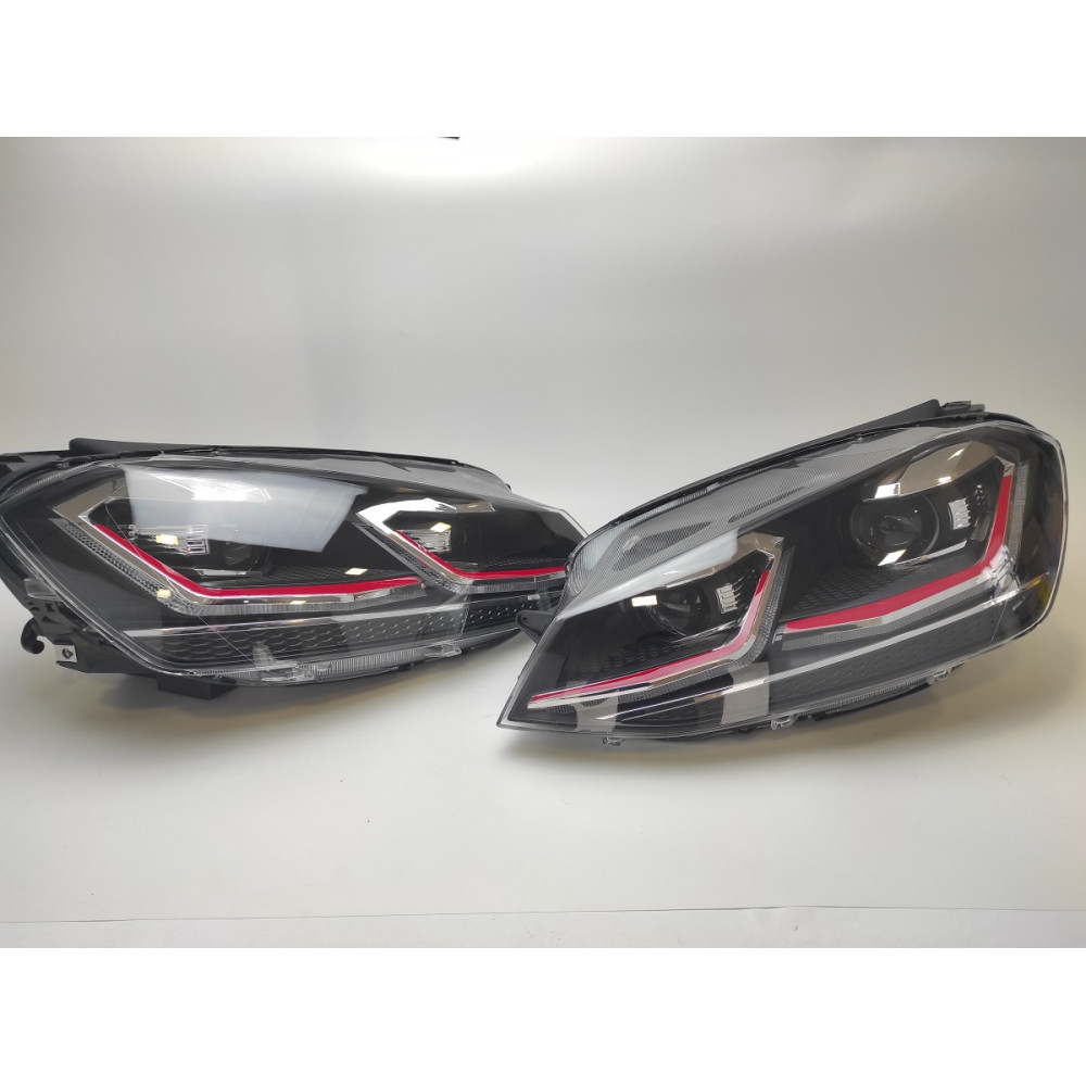 Передні Led фари Volkswagen Golf MK7 2014 2017 дорестайл