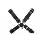 Пасок безпеки Чотириточковий 2 Дюйми (Quick) Black