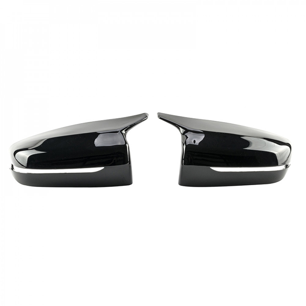 Накладки на зеркала (корпуса) BMW G20 G21 G30 G31 G11 G12 M-Look (Gloss Black)