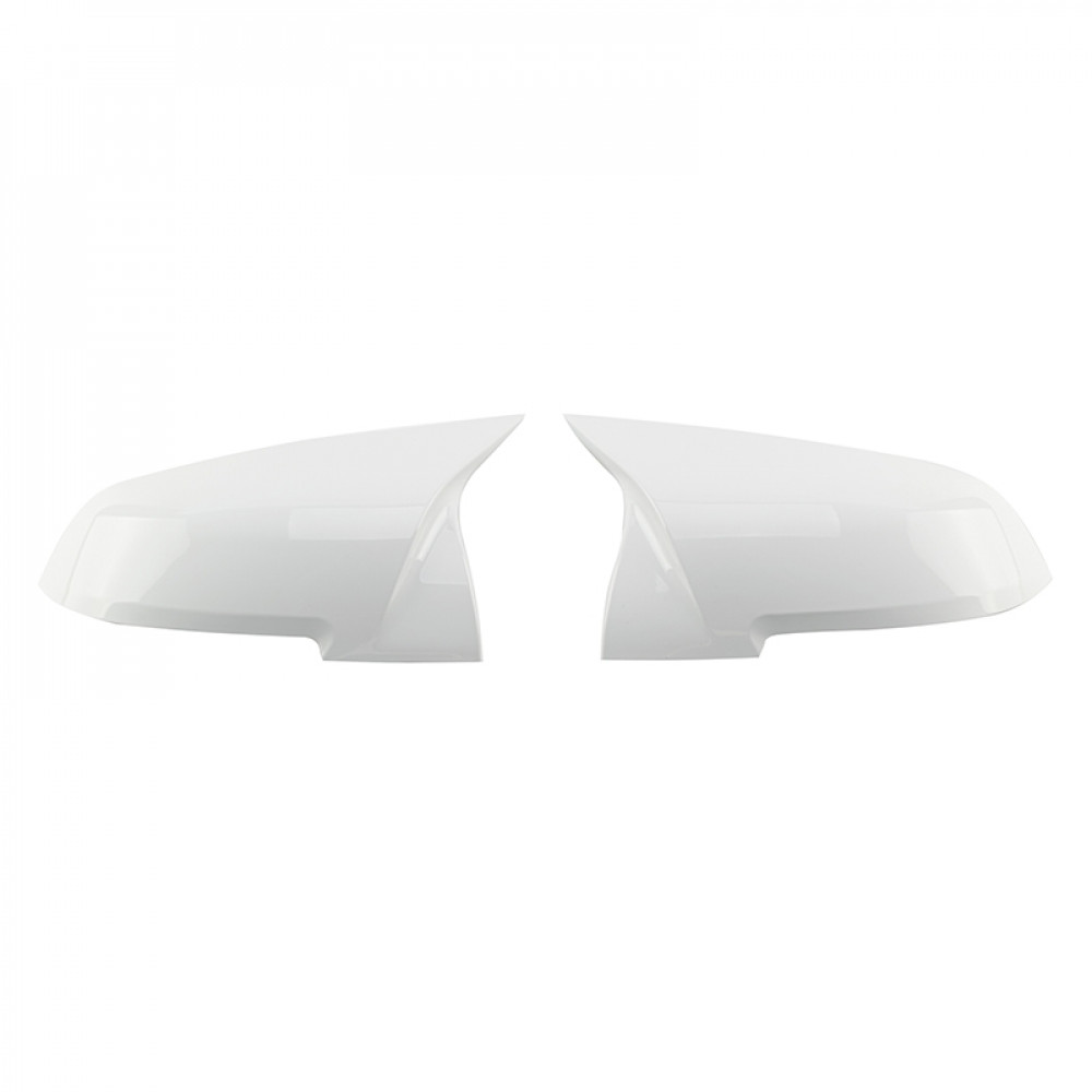Накладки на зеркала (корпуса) BMW F10 F11 F06 F12 F13 F01 M-Look LCI (White)
