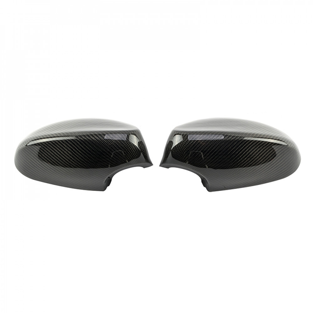Карбоновые накладки на зеркала (корпуса) BMW 3 E90 E91 E92 original style (Carbon) дорестайл (2006-2009)
