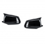 Накладки зеркал BMW F10 F11 F06 F12 F13 F01 M-Look До-рестайлинг (Черный глянец)