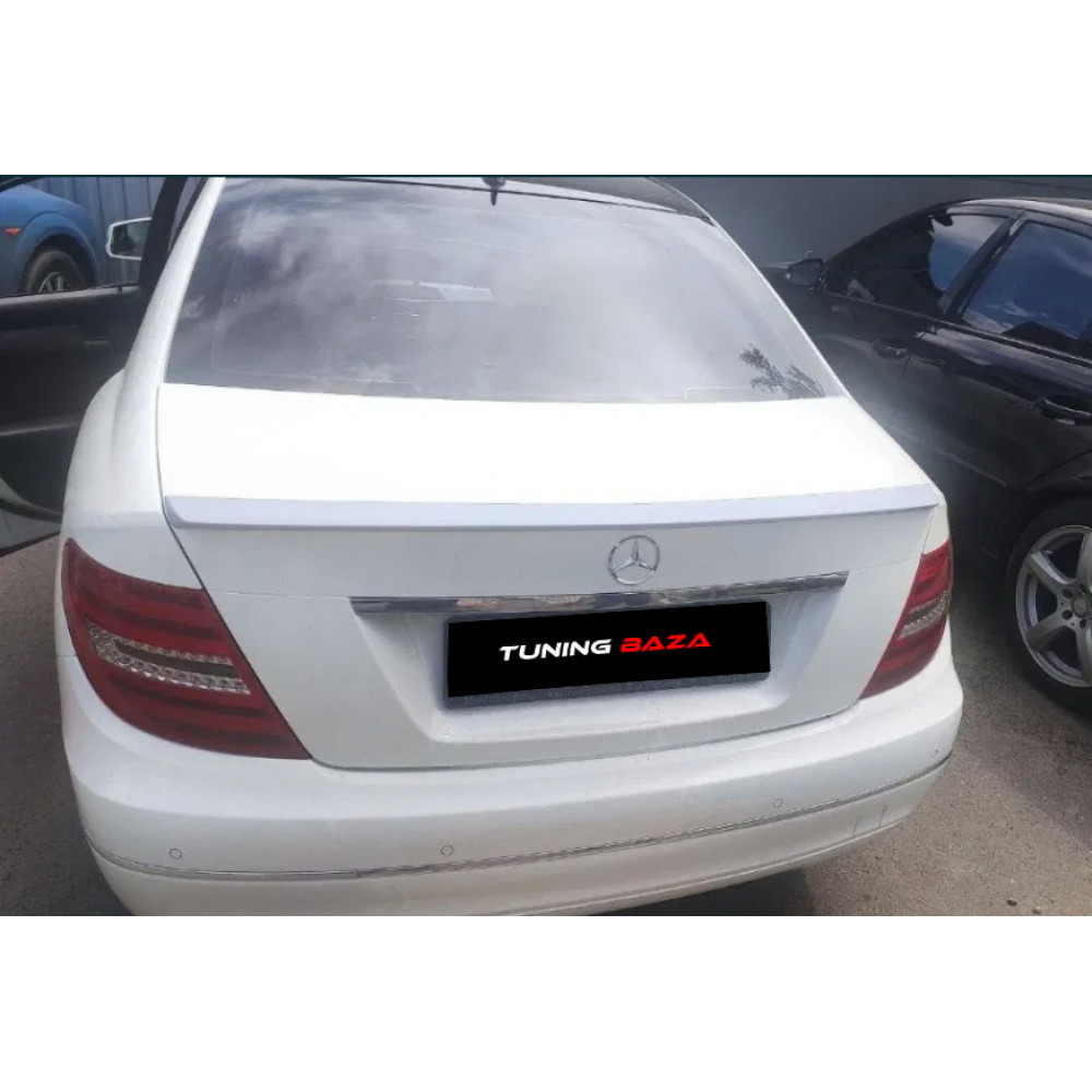 Спойлер крышки багажника Mercedes C-Class W204 (2007-2014) в стиле AMG