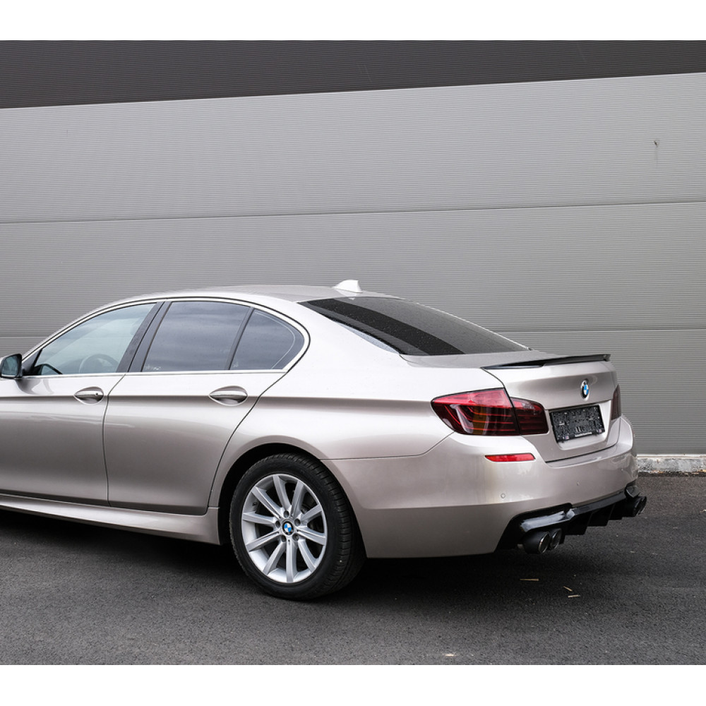 Диффузор (накладка) заднего бампера BMW F10/F11 М5 (Китай) PX