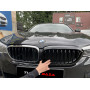 Решітки радіатора (ніздрі) BMW 5 G30 G31 M5 Style чорний глянець