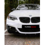 Сплітер переднього бампера BMW F22 M Performance Чорний глянець