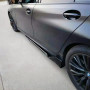Дифузори (леза) під пороги BMW 3 G20 Competition (чорний глянець)